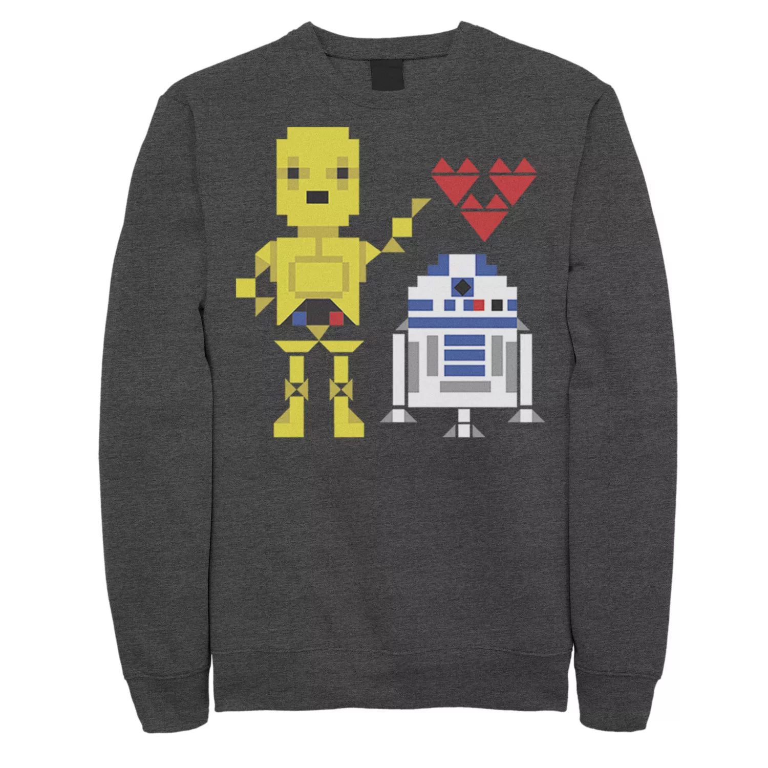 Мужской свитшот Star Wars C-3PO R2-D2 Droid Love Valentine's Licensed Character
