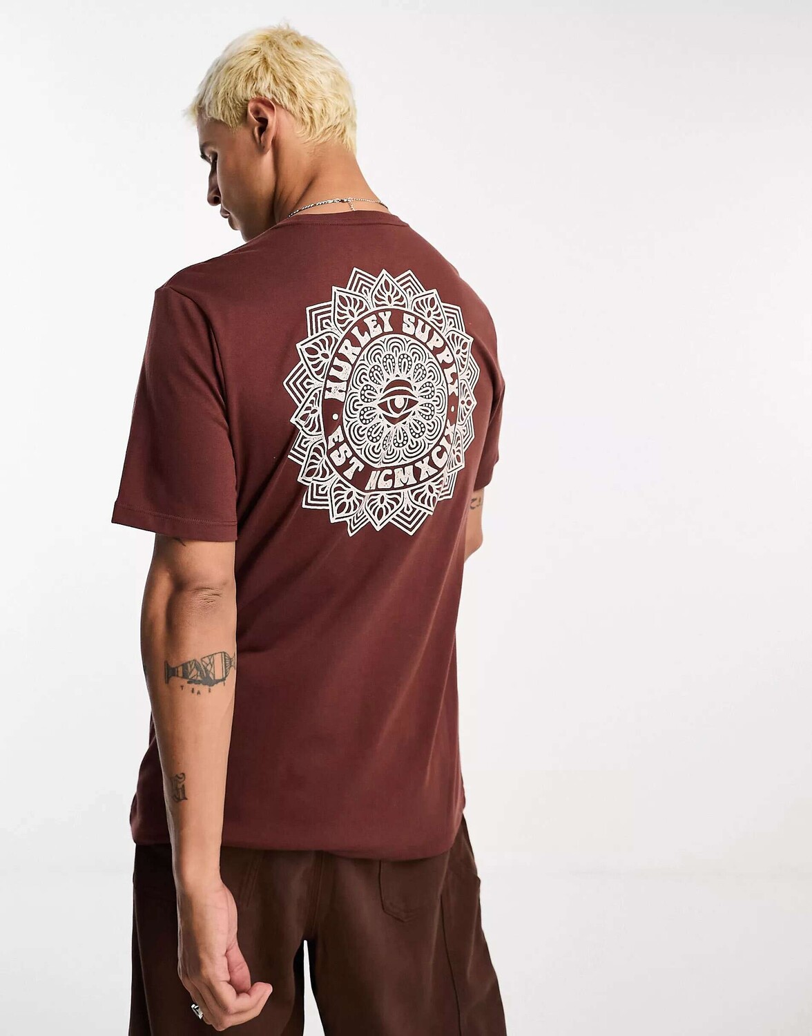 

Коричневая футболка Hurley Mandala, Коричневый, Коричневая футболка Hurley Mandala