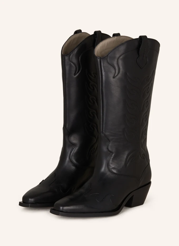 

Ковбойские сапоги долли Allsaints, черный