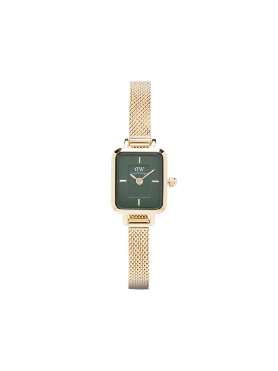 

Наручные часы Quadro Mini 19 мм Daniel Wellington, зеленый