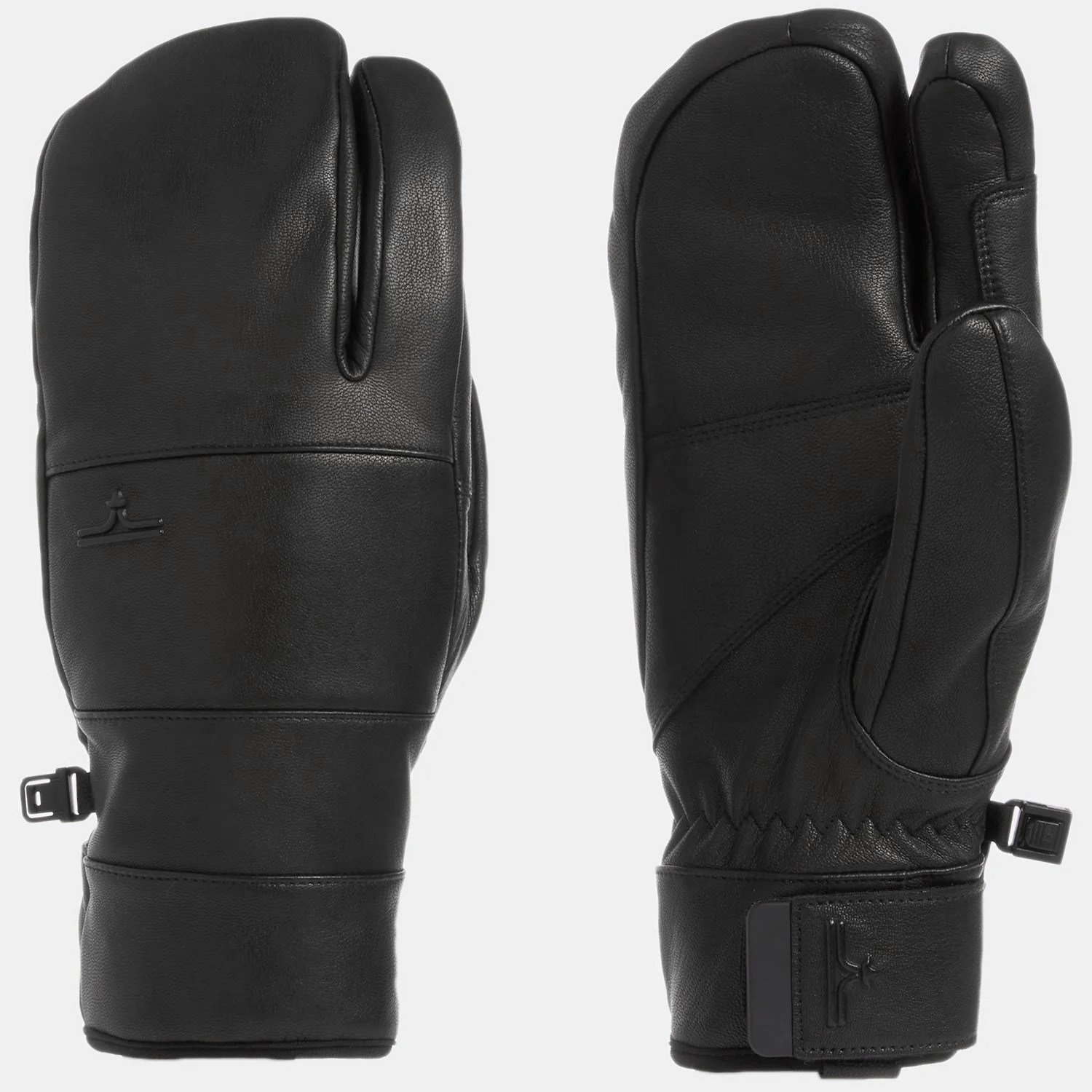 Варежки evo Pagosa Leather 3-Finger, черный
