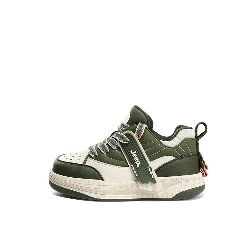 

Детские кроссовки для скейтбординга Kids Low-top Military Green Jeep, хаки