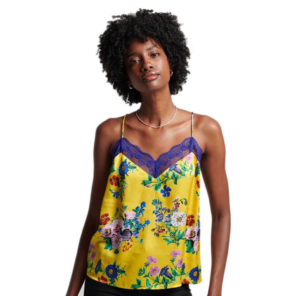 

Блузка Superdry Studios Satin Cami, желтый
