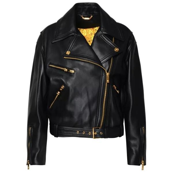 

Куртка lambskin jacket Versace, черный