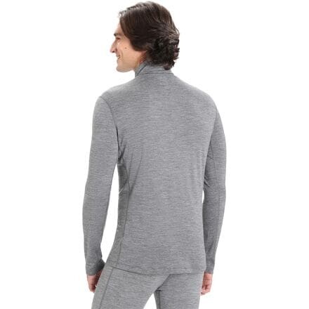 

Топ 200 Oasis с молнией 1/2 мужские Icebreaker, цвет Gritstone Heather