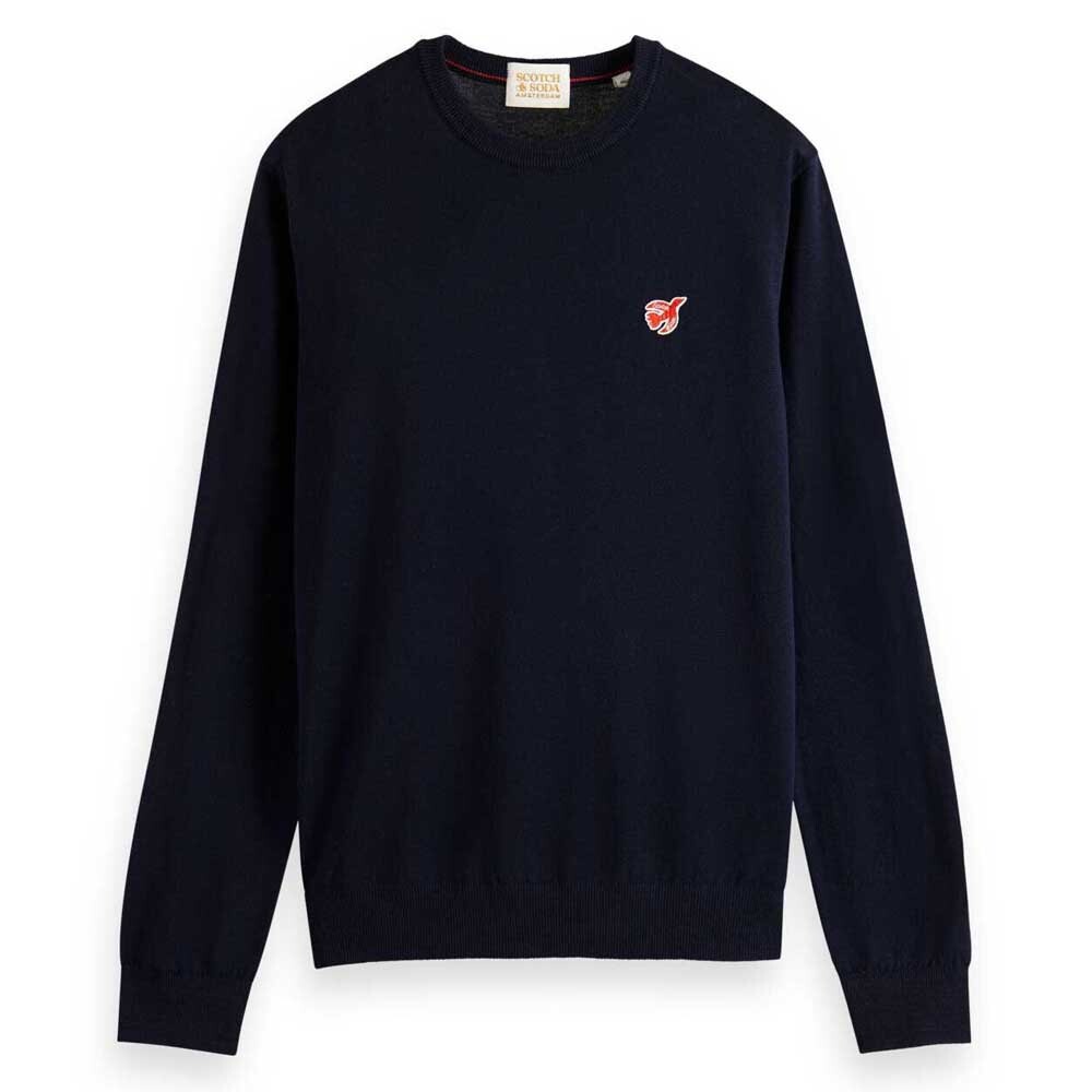 

Свитер Scotch & Soda The Free Spirit Peace Bird Crew Neck, черный