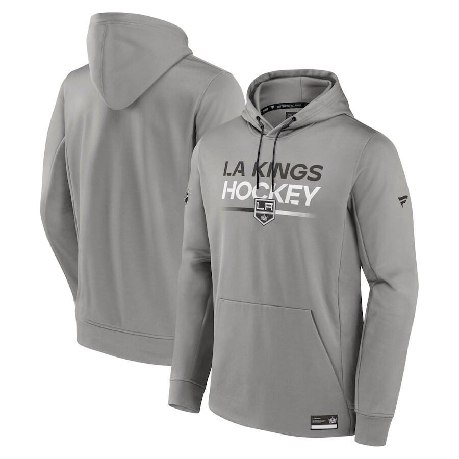 

Пуловер с капюшоном Fanatics Branded Los Angeles Kings, серый