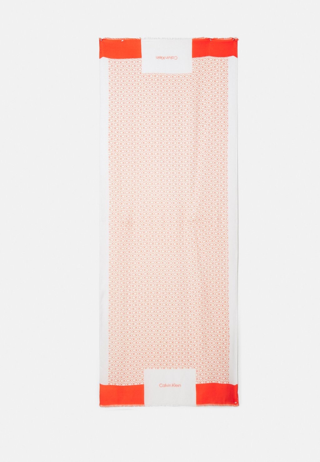 

Шарф GEO MINIMAL LOGO SHAWL Calvin Klein, цвет flame