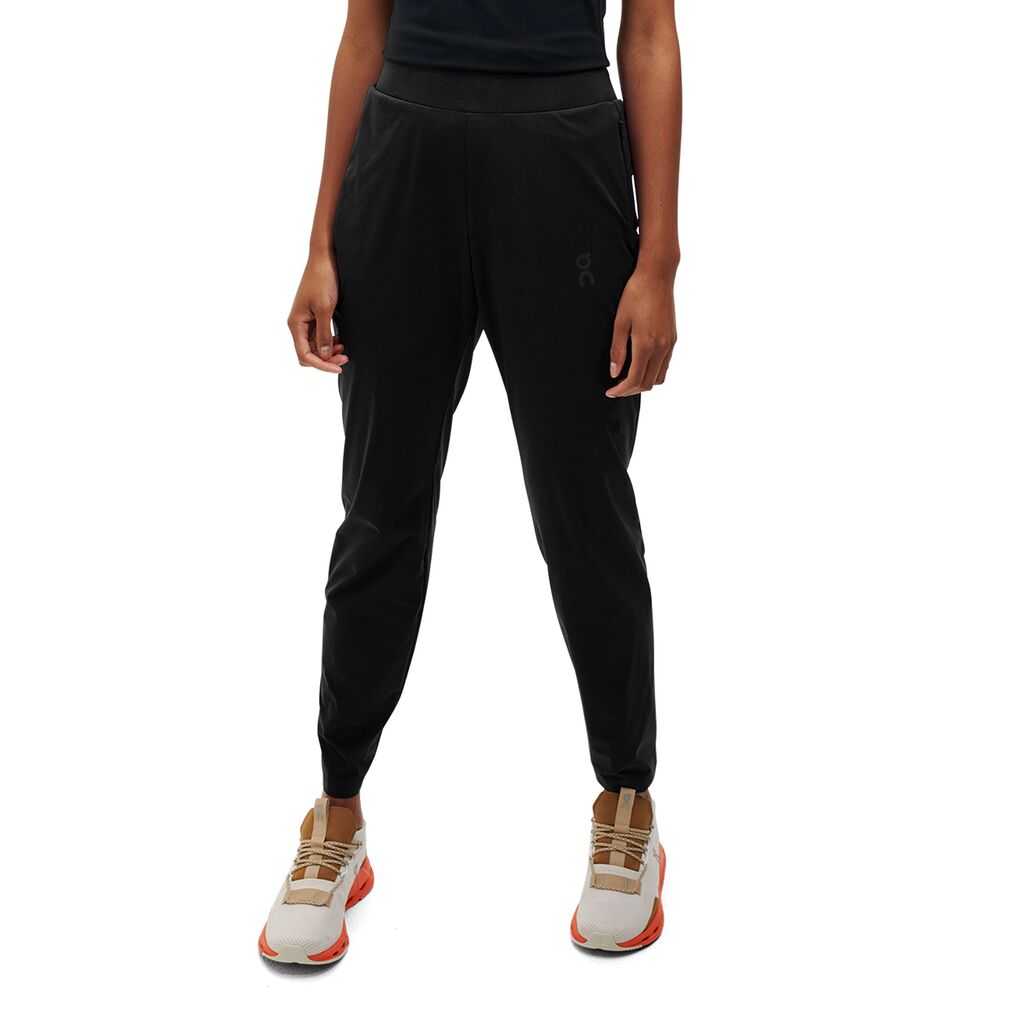 Тренировочные брюки On Women's Lightweight, черный женские брюки в полоску сбоку 2022 черные спортивные брюки для бега женские брюки мешковатые спортивные брюки серые брюки для бега с высоко