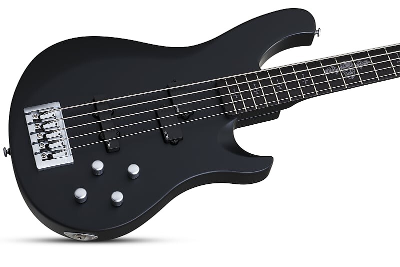 цена Электрогитара Schecter Johnny Christ-5 Bass, Satin Black