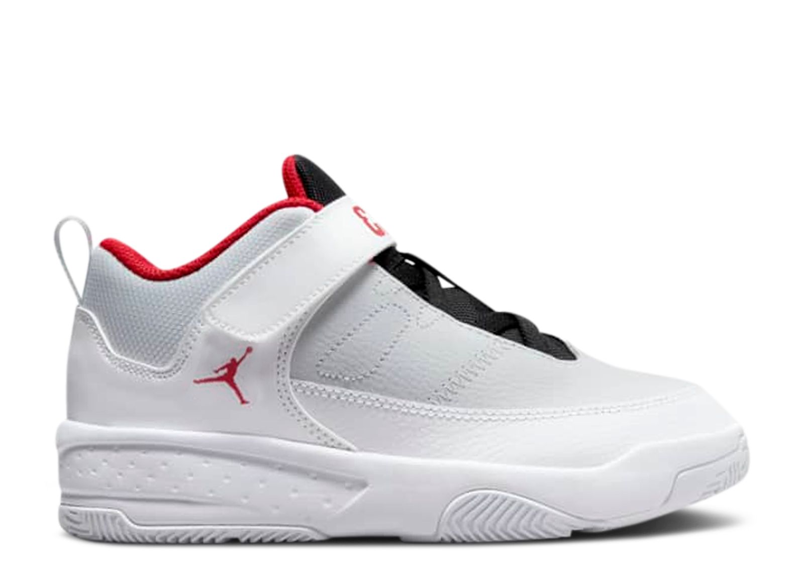 Кроссовки Air Jordan Jordan Max Aura 3 Ps 'White University Red', белый кроссовки air jordan jordan max aura 3 ps black white черный