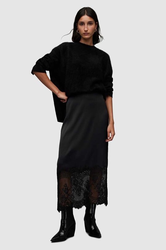 

Юбка Flora AllSaints, черный