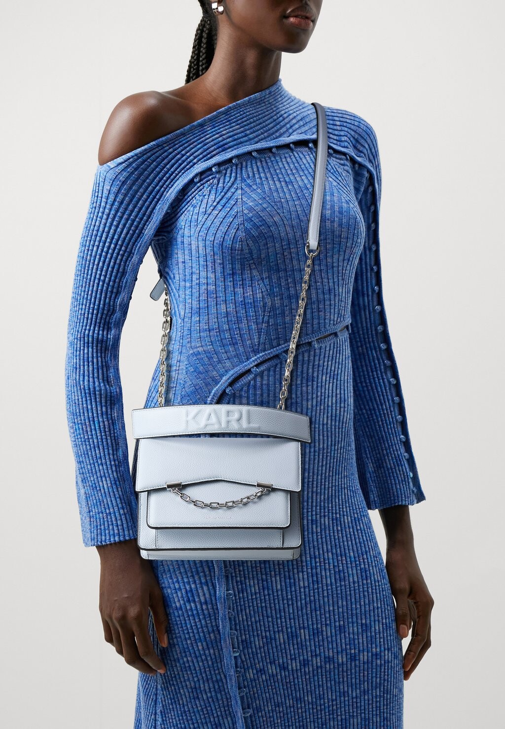 

Сумка SEVEN GRAINY KARL LAGERFELD, цвет arctic blue