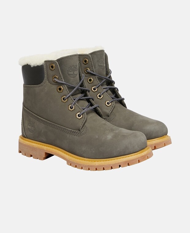 

Ботинки на шнуровке Timberland, темно коричневый