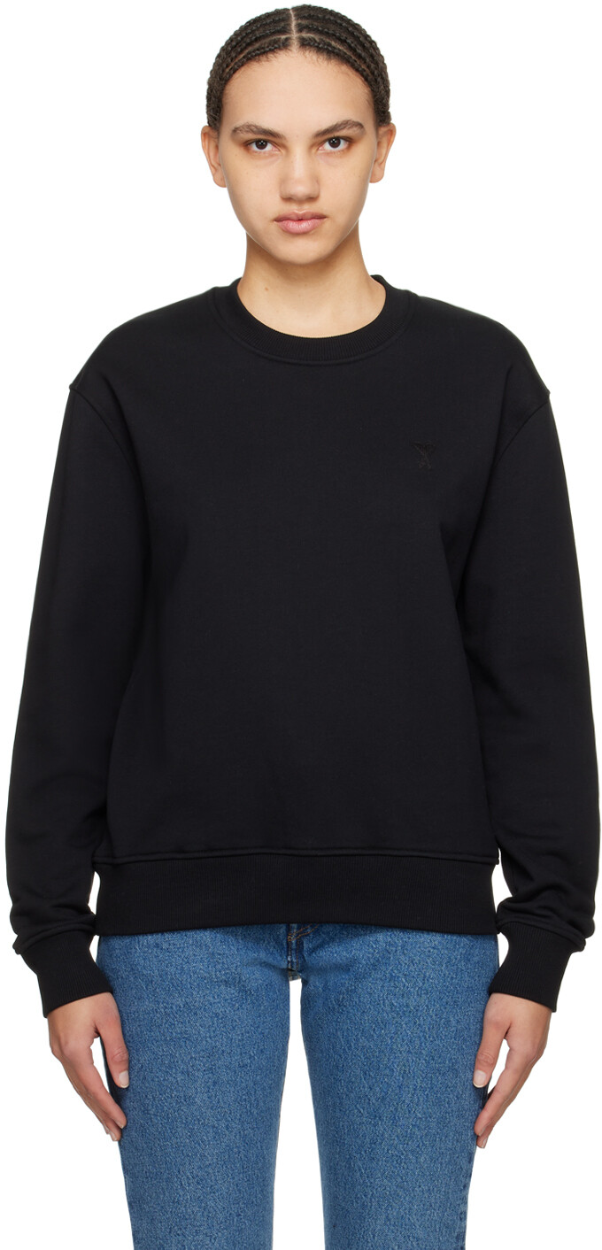 

Черный свитшот Ami de Cœur Ami Paris, цвет Black