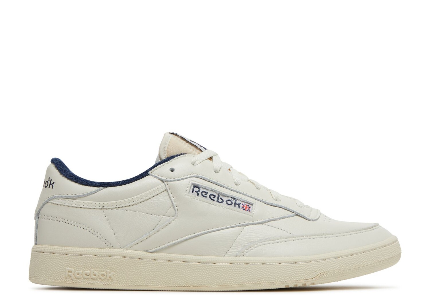 

Кроссовки Reebok Club C 85 Vintage 'Chalk Vector Navy', белый