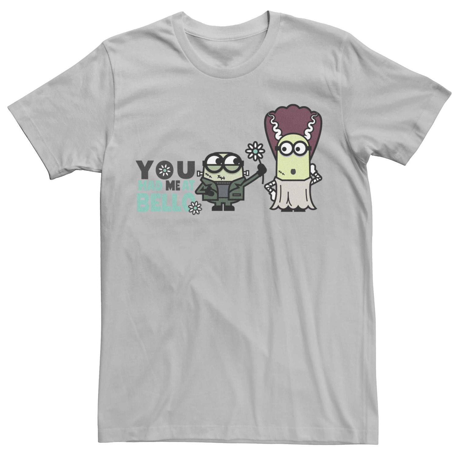 Мужская футболка Minions Frankenstein Family You Had Me At Bellow Tee Licensed Character