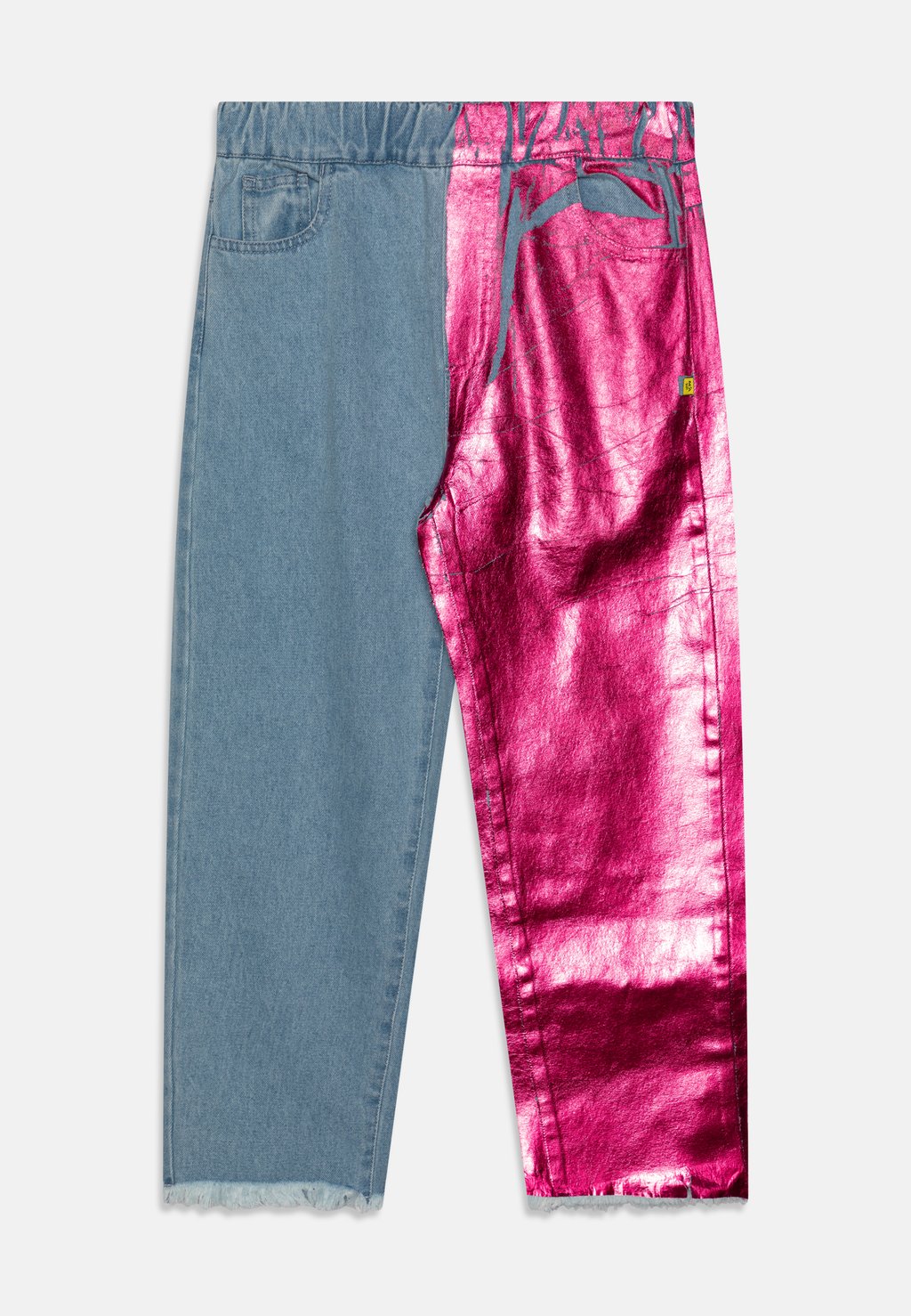 Джинсы Baggy Foil Baggy Trousers M'A KIDS by Marques ' Almeida, розовый черные брюки бойфренды marques almeida