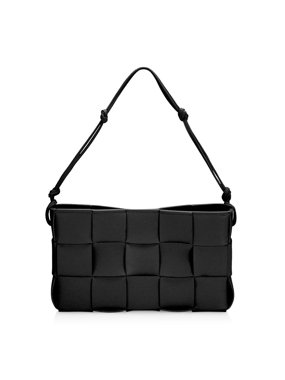 

Кассетная сумка-багет Bottega Veneta, черный