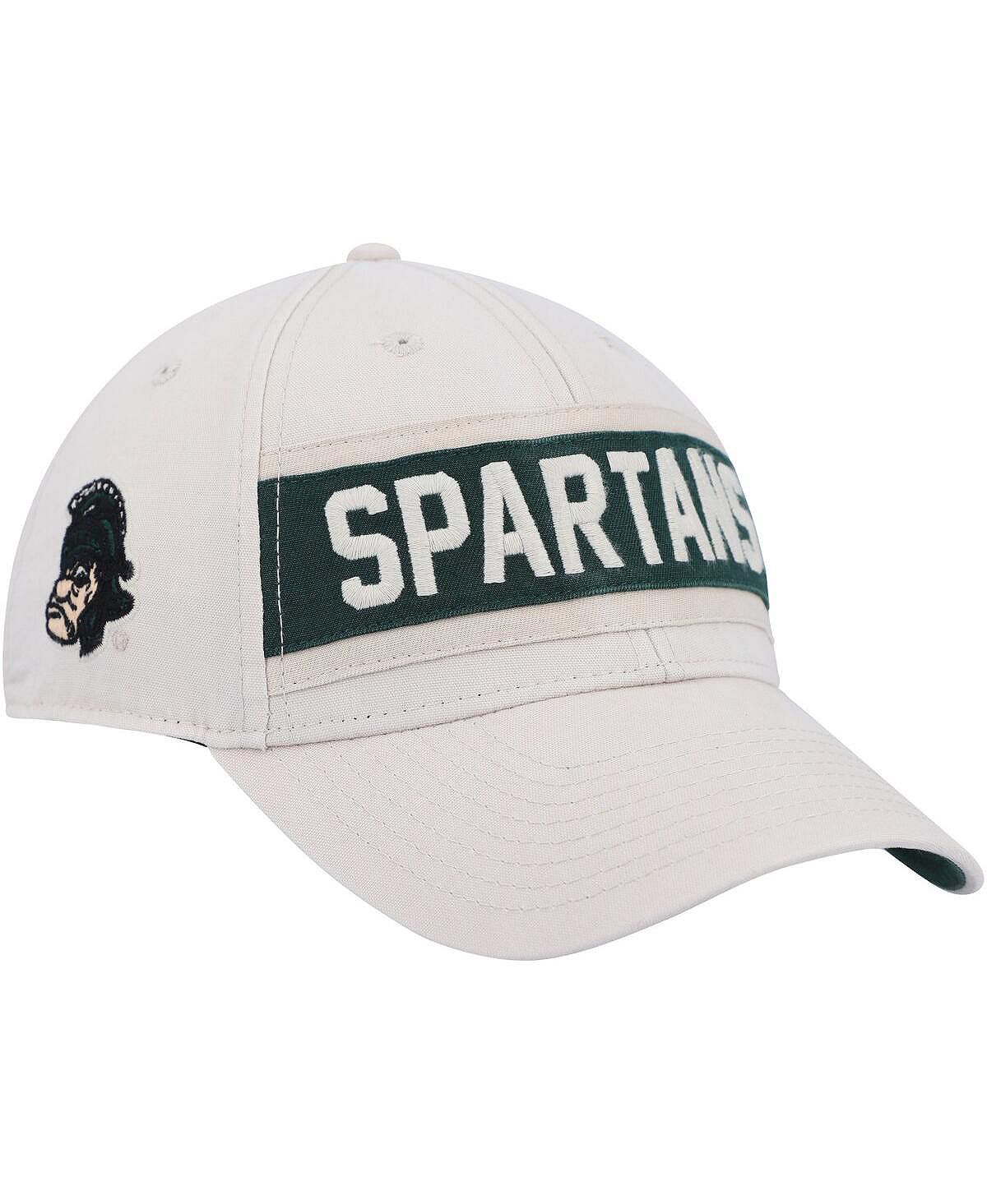 

Мужская кремовая регулируемая кепка Michigan State Spartans Crossroad MVP '47 Brand