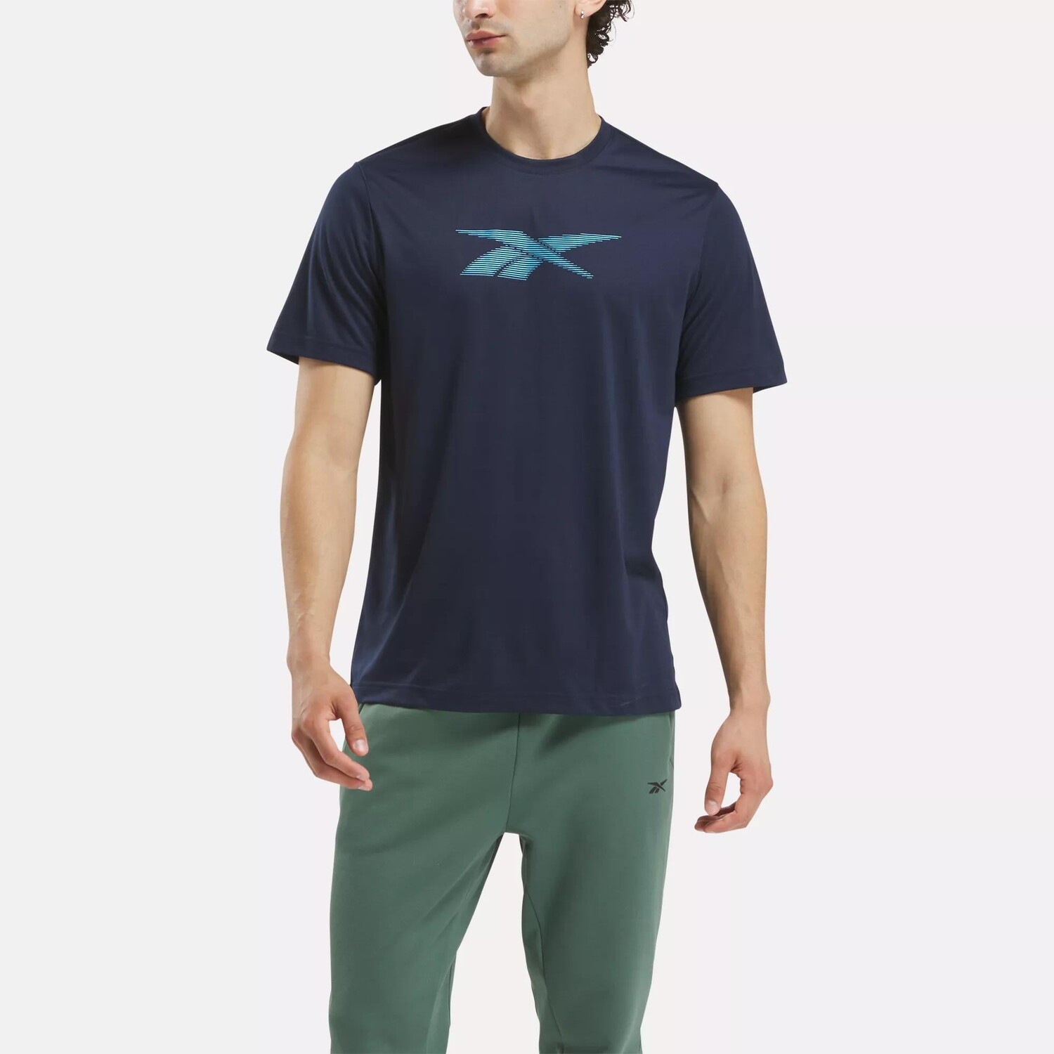 

Футболка Front Vector Performance Reebok, цвет Vector Navy