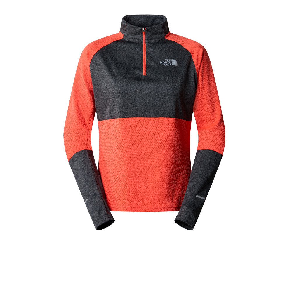 

Спортивный топ The North Face 1/4 Zip Run Fleece, оранжевый