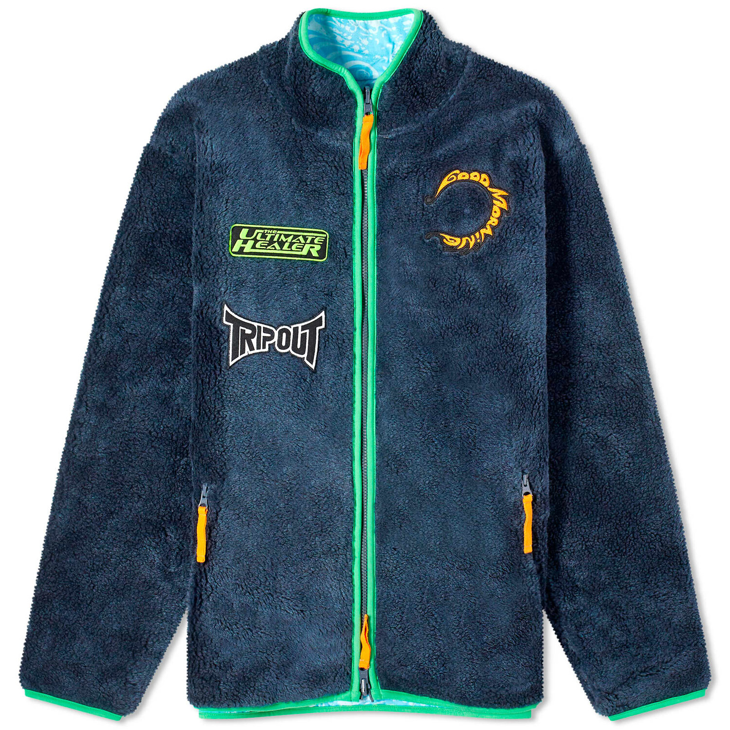 

Куртка Good Morning Tapes Reversible Polar Fleece, цвет Abyss