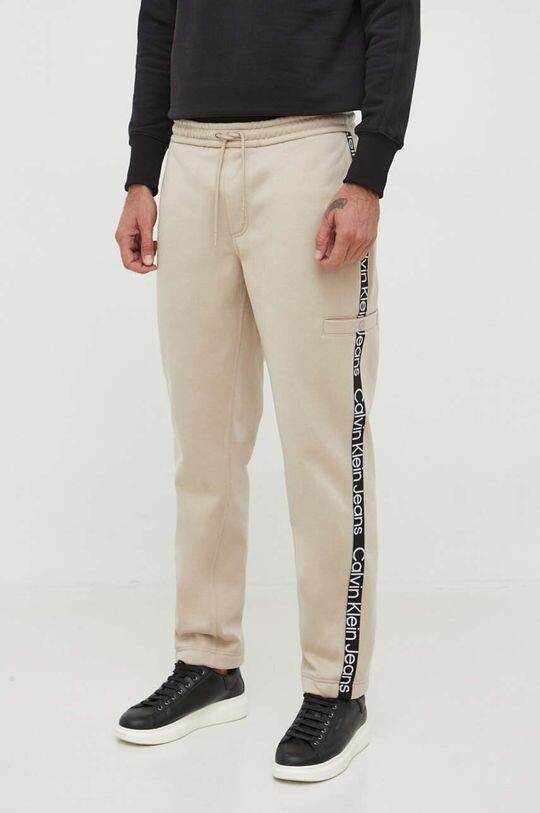 

Джоггеры Calvin Klein Jeans, бежевый