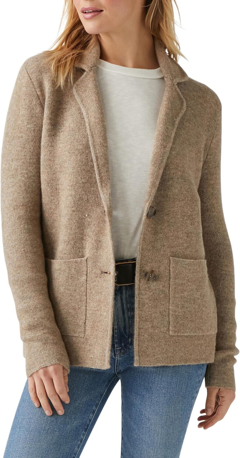 

Свитер Diana Knit Blazer Michael Stars, цвет Dark Oatmeal