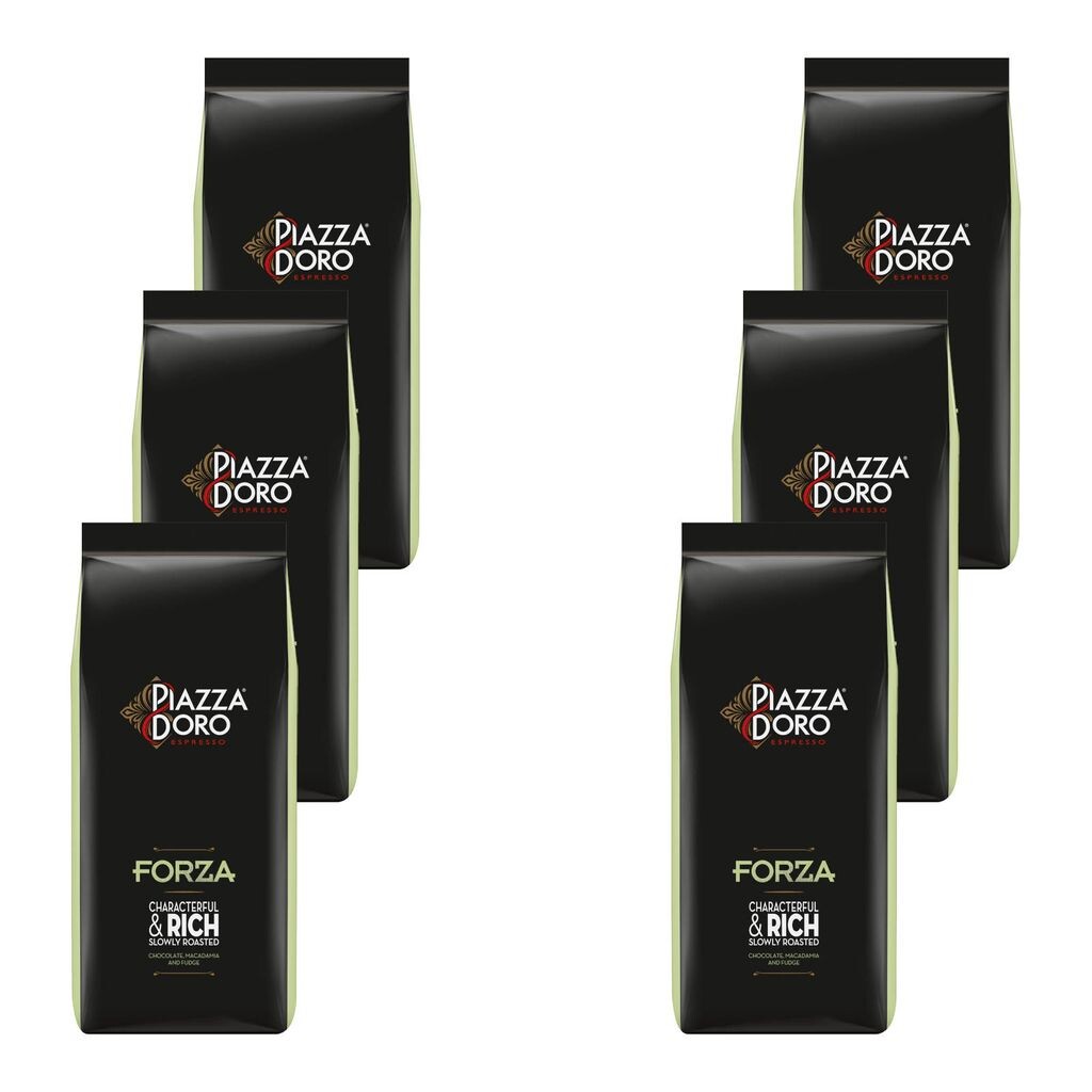 

Кофе в зернах PIAZZA D'Oro Forza Espresso 100% цельные зерна арабики 6 х 1 кг эспрессо в зернах