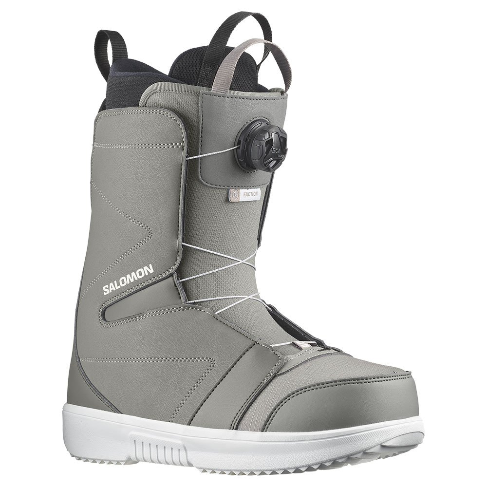 Ботинки для сноубординга Salomon Faction Boa, серый сноубордические ботинки faction boa 2024 г salomon цвет black black rainy day