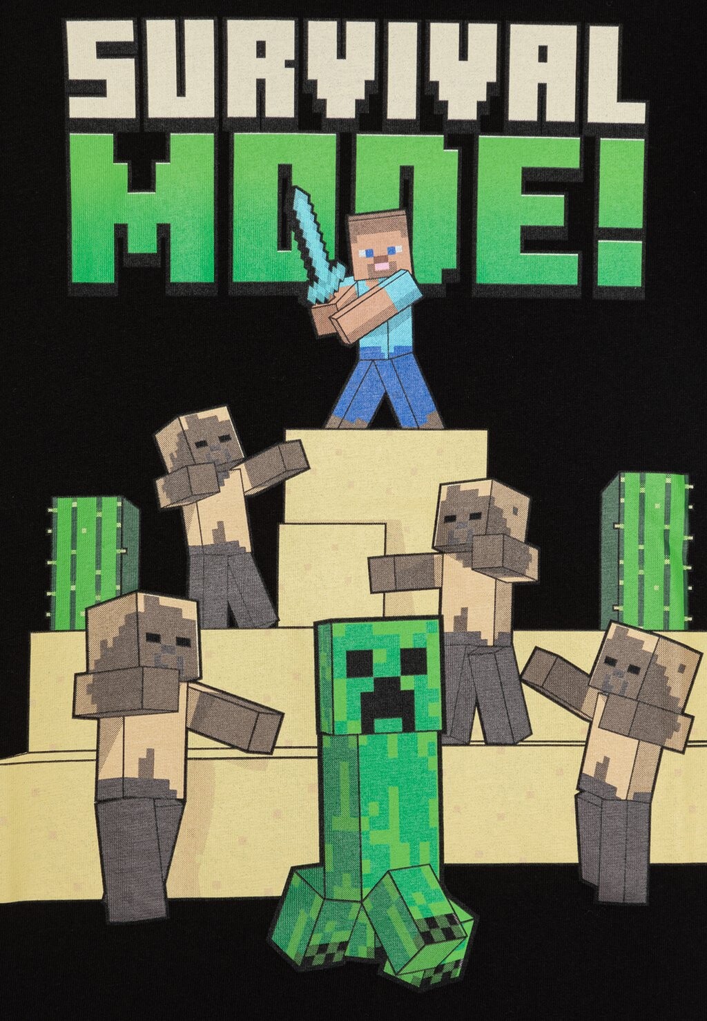 

Футболка с принтом Minecraft Graphic Tee Boys GAP, черный