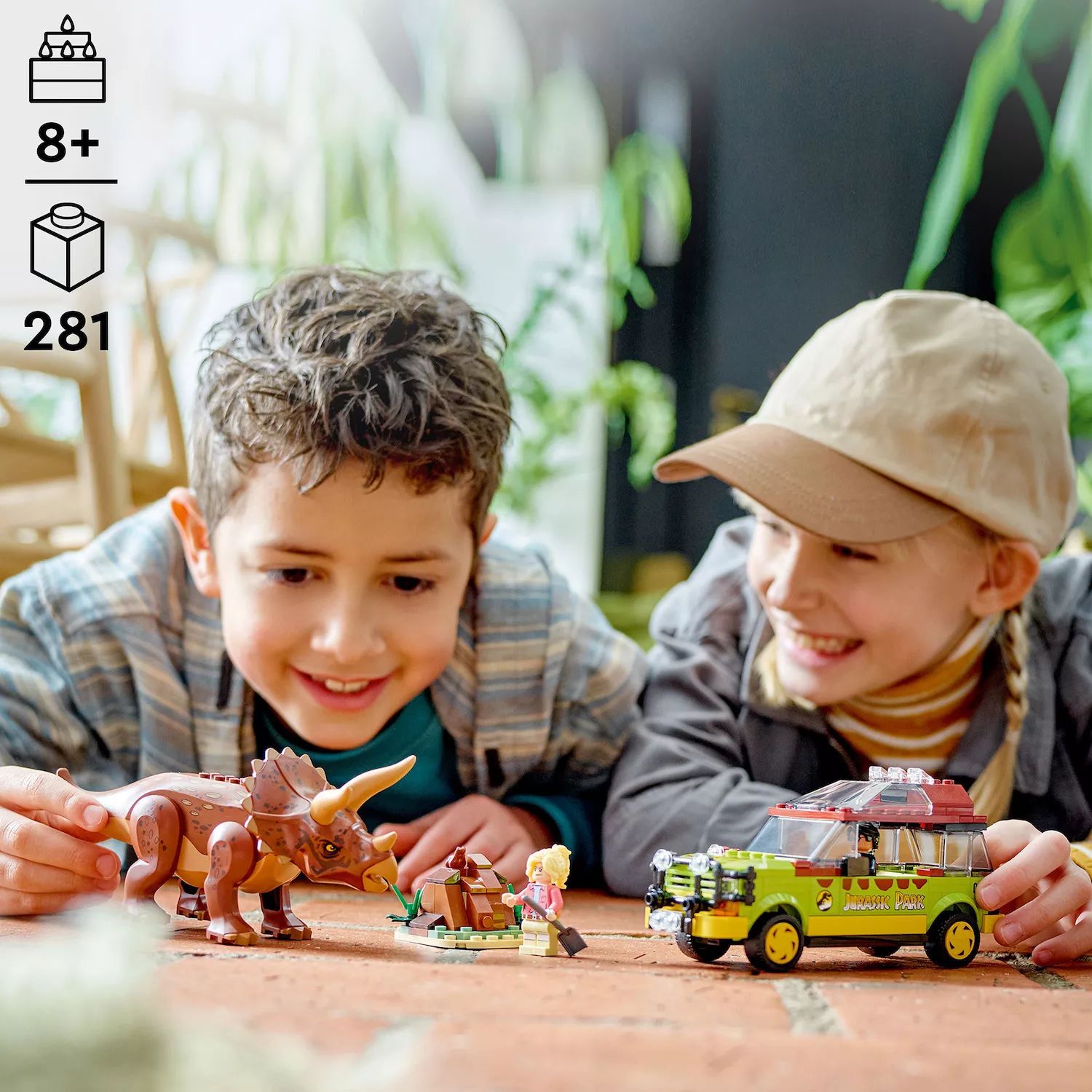 LEGO Jurassic Park Triceratops Research 76959 Набор строительных игрушек (281 предмет) LEGO