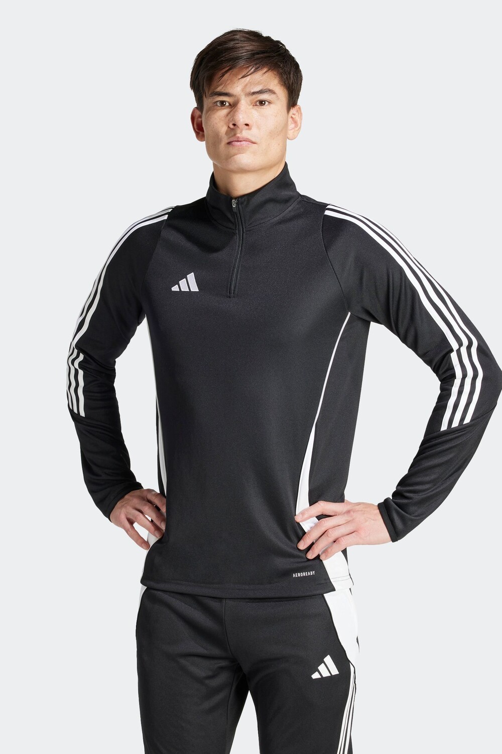 

Тренировочный топ Tiro 24 Adidas, черный
