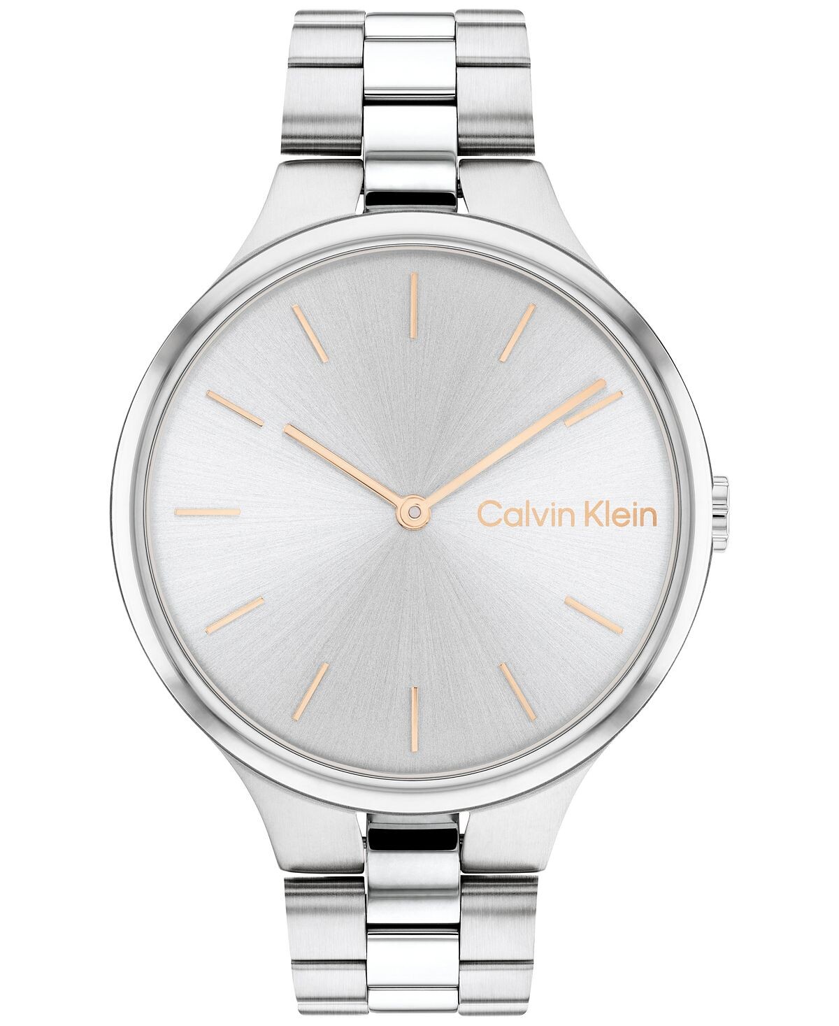 

Часы-браслет из нержавеющей стали 38 мм Calvin Klein, серебро