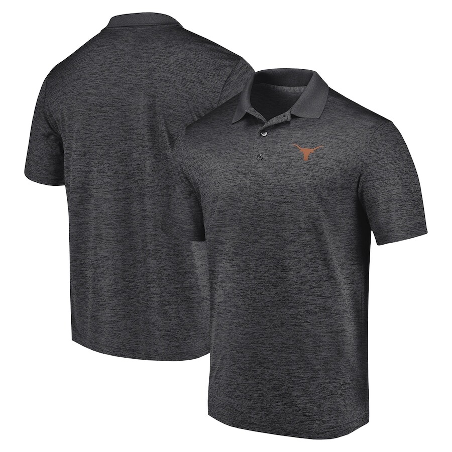 

Поло с коротким рукавом Fanatics Branded Texas Longhorns, угольный