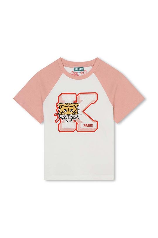 

Kenzo kids Хлопковая детская футболка, белый