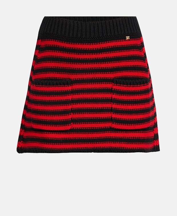 

Шерстяная юбка Sonia Rykiel, красный