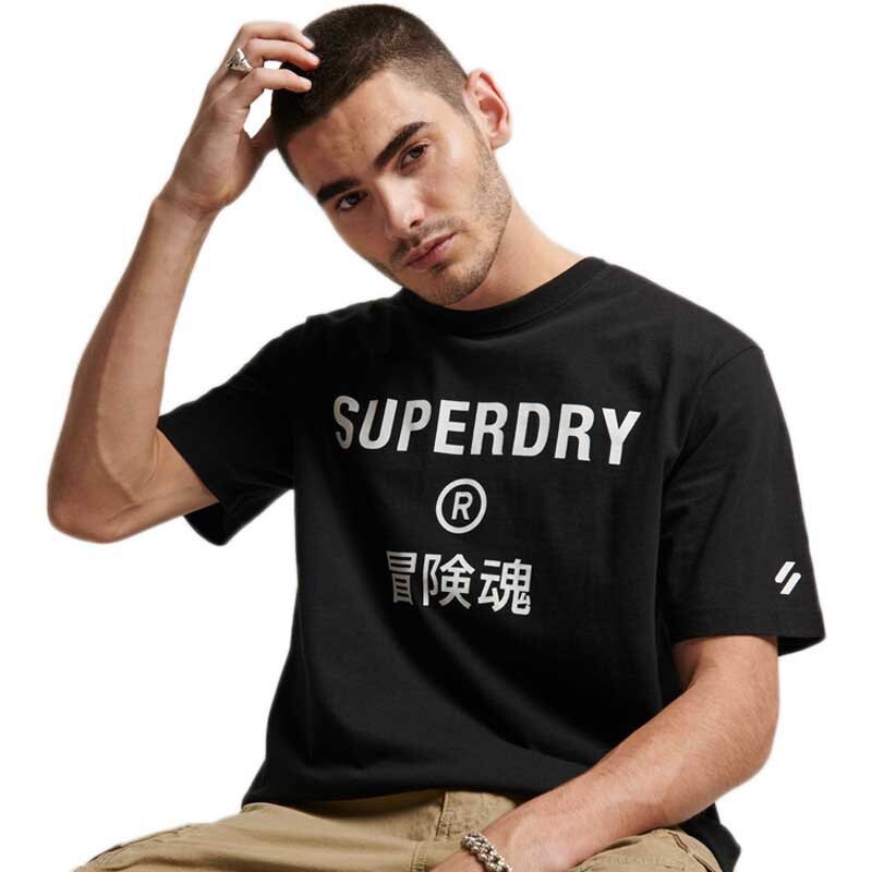 

Футболка Superdry Code Core Sport, черный
