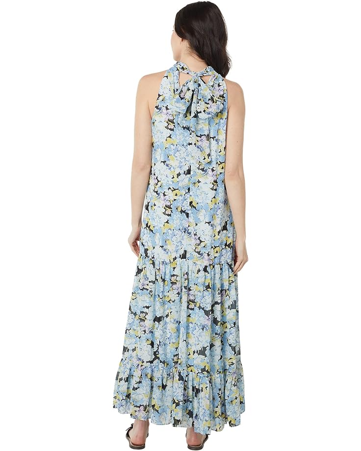 Платье Vince Camuto Sleeveless Tiered Maxi Dress, цвет Sea Breeze