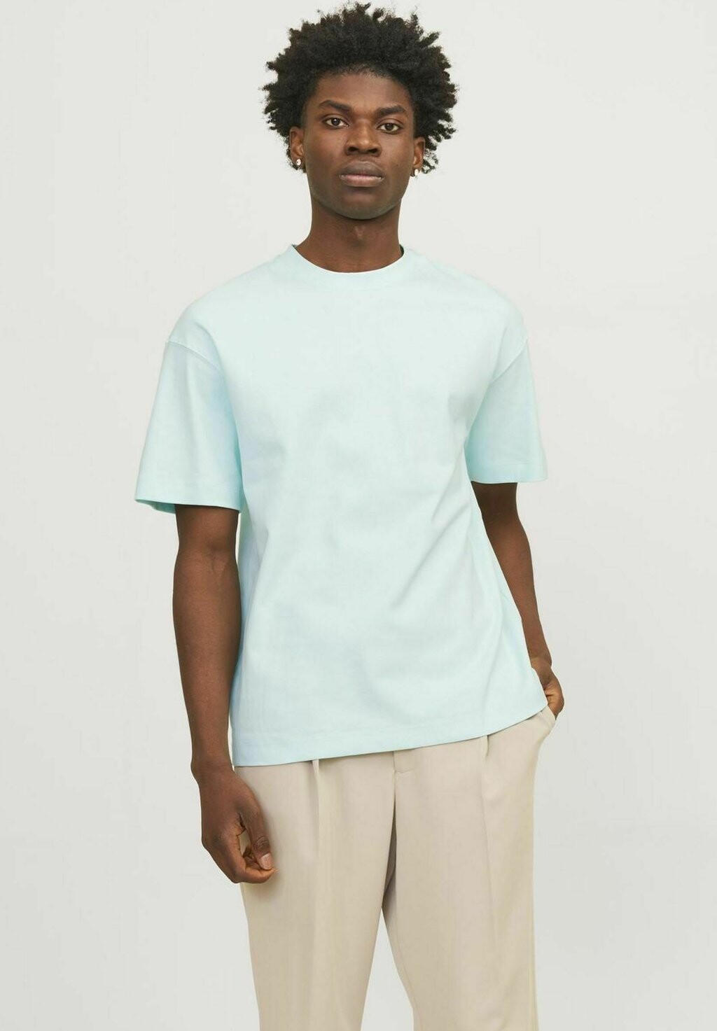 

Футболка базовая KURZARM DROPPED SHOULDER Jack & Jones, цвет soothing sea