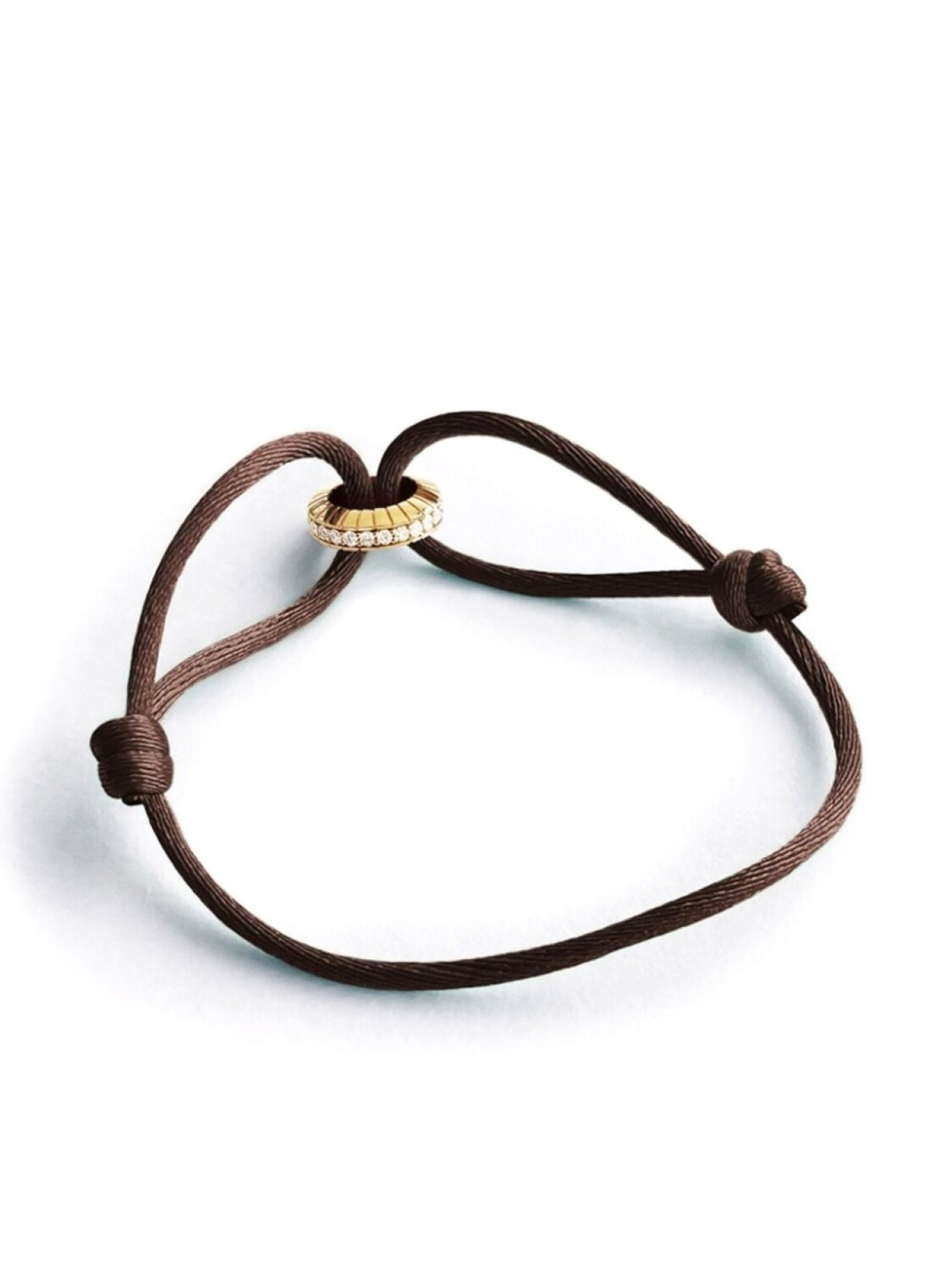 

Бриллиантовый браслет Eternity Summer из 14-каратного желтого золота LOEV, коричневый
