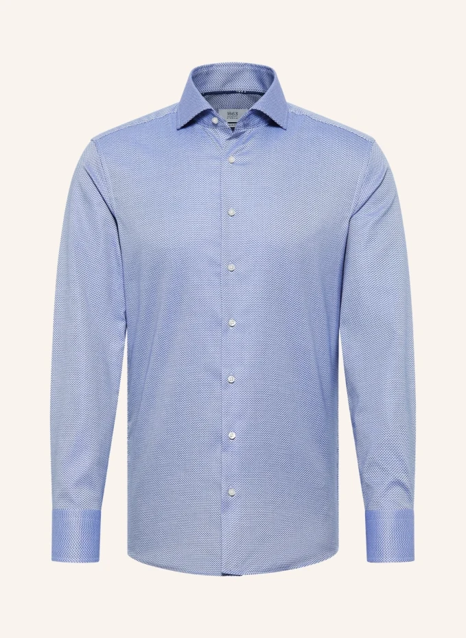 

Рубашка slim fit Eterna, синий