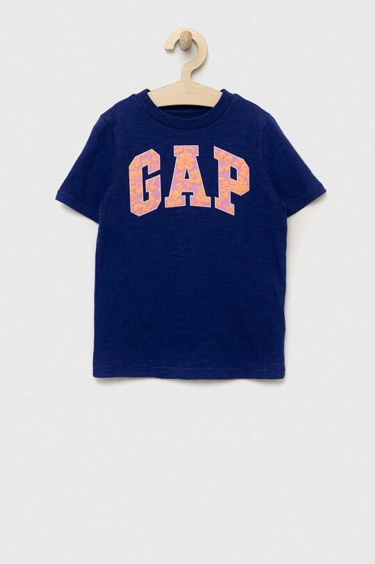 

Хлопковая футболка для детей Gap, темно-синий