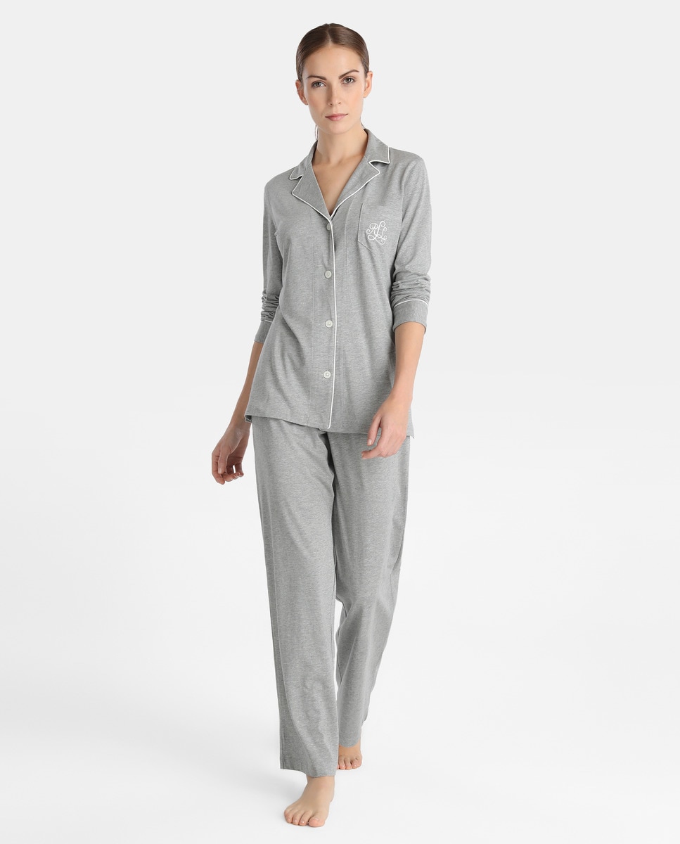 Женская длинная пижама Lauren Ralph Lauren Polo Ralph Lauren, серый ralph lauren collection длинная юбка