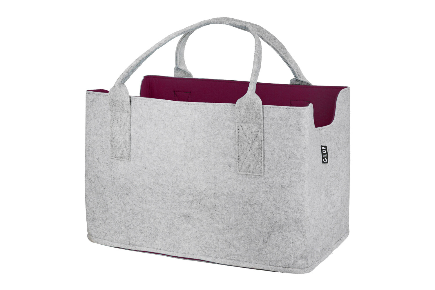 

Сумка шоппер GMD Living Filztasche COLORFUL, цвет Grau & Lila