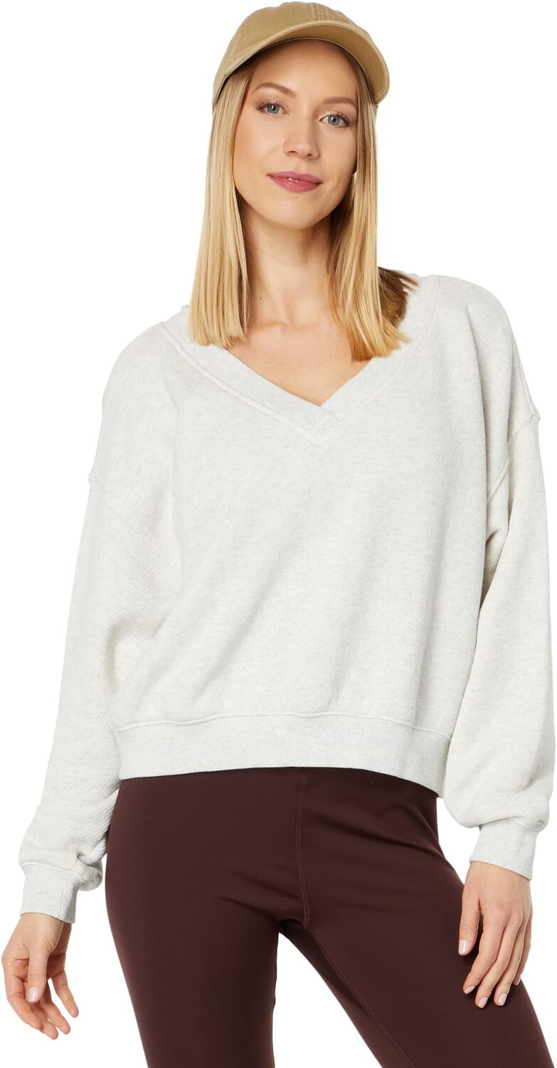 

Объемный пуловер Siena Madewell, цвет Heather Light Grey