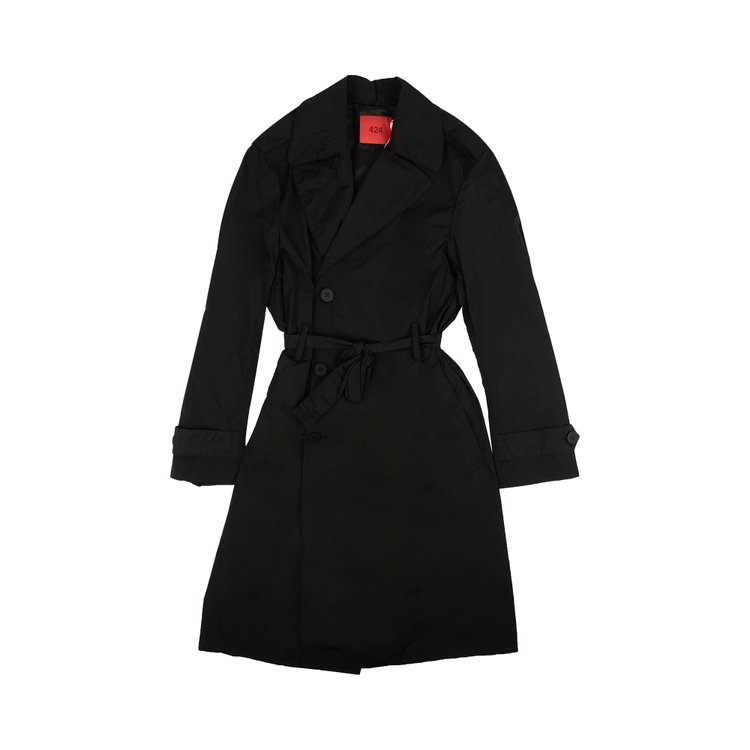 цена Пальто 424 Nylon Trench 'Black', черный