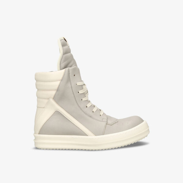 

Кроссовки Geobasket кожаные с высоким верхом Rick Owens, бежевый