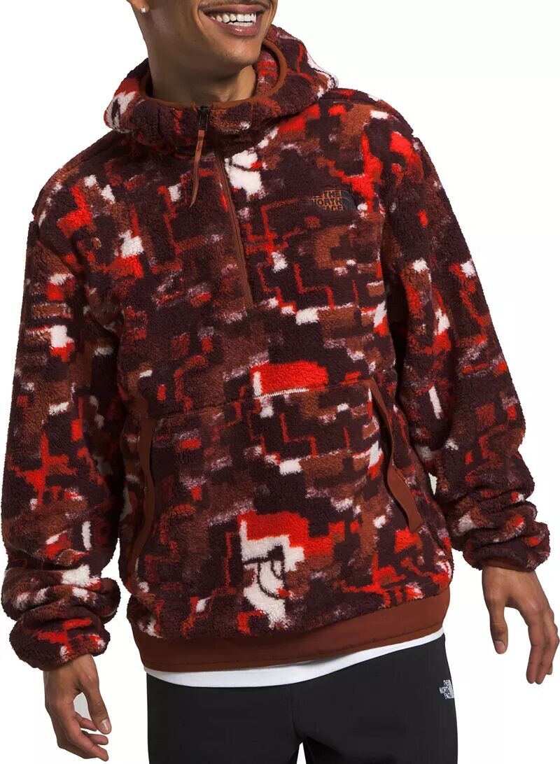 

Мужская флисовая толстовка The North Face в стиле Кэмпшир, огненно-красный
